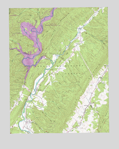 Falling Spring, VA USGS Topographic Map
