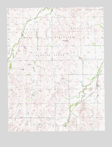 Falun, KS USGS Topographic Map
