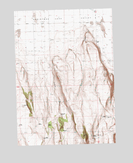 Fandango Canyon, OR USGS Topographic Map