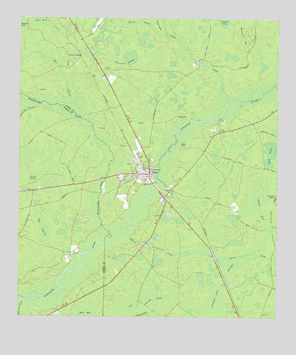 Fargo, GA USGS Topographic Map