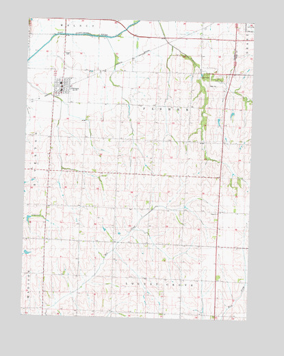 Farragut, IA USGS Topographic Map