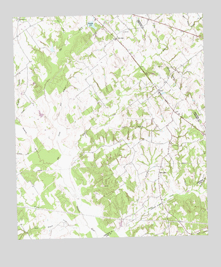 Farrar, TX USGS Topographic Map