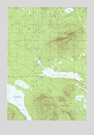 Farrar Mountain, ME USGS Topographic Map