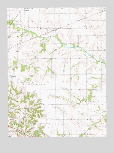 Farson, IA USGS Topographic Map