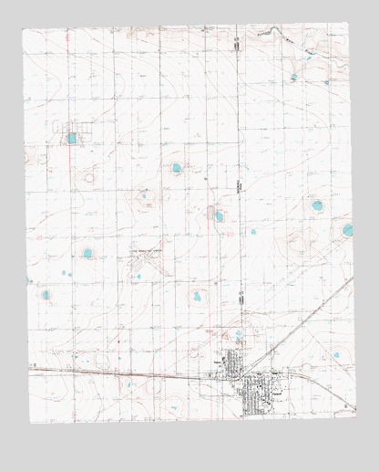 Farwell, TX USGS Topographic Map