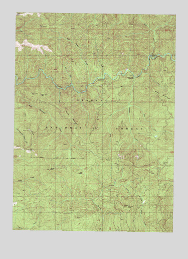 Father Mountain, OR USGS Topographic Map