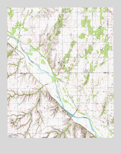 Fay, OK USGS Topographic Map