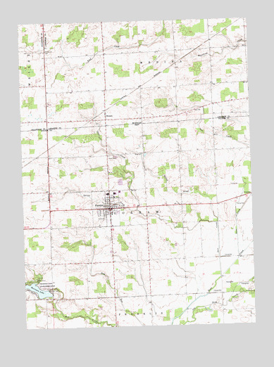 Fayette, OH USGS Topographic Map