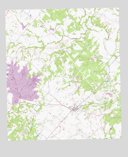 Fayetteville, TX USGS Topographic Map