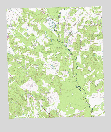 Ferguson Crossing, TX USGS Topographic Map
