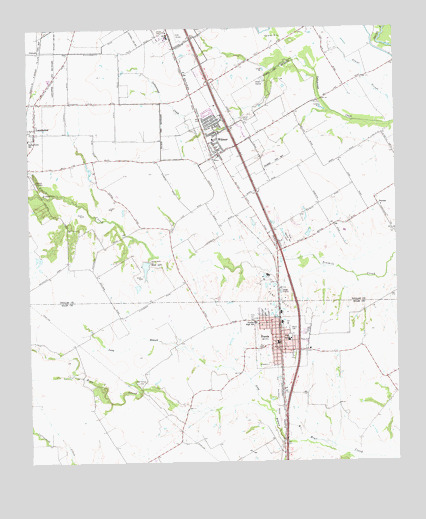 Ferris, TX USGS Topographic Map