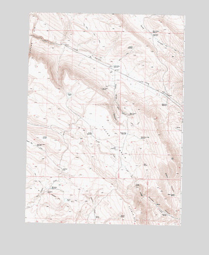 Fields Basin, OR USGS Topographic Map