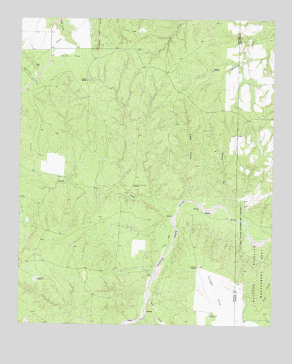 Fields Canyon, TX USGS Topographic Map