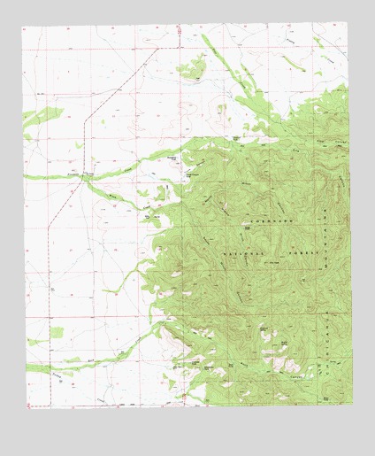 Fife Peak, AZ USGS Topographic Map