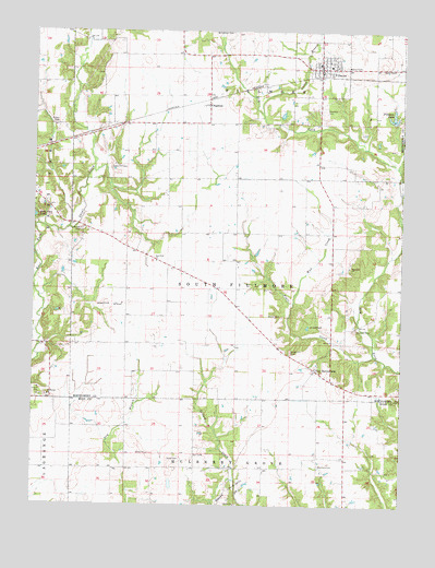 Fillmore, IL USGS Topographic Map