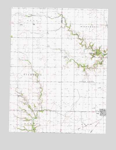Findlay, IL USGS Topographic Map