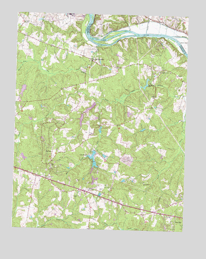 Fine Creek Mills, VA USGS Topographic Map