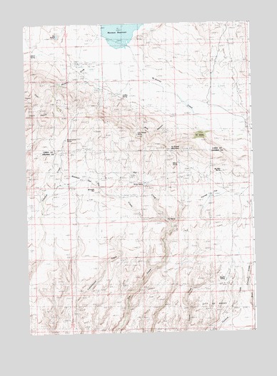 Fir Grove Mountain, ID USGS Topographic Map