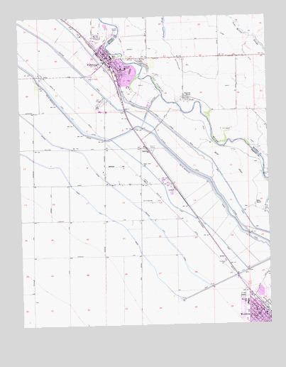 Firebaugh, CA USGS Topographic Map