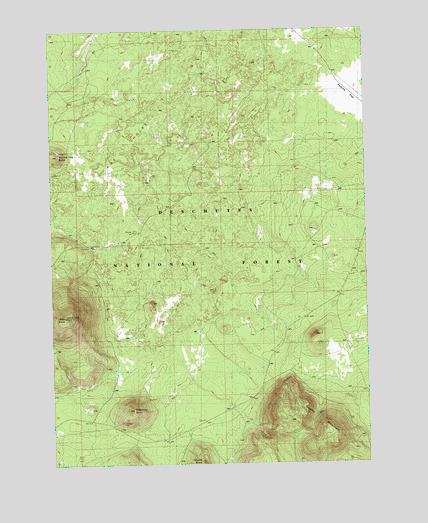 Firestone Butte, OR USGS Topographic Map