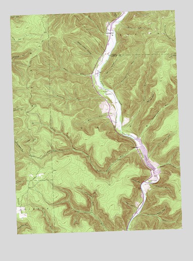 First Fork, PA USGS Topographic Map