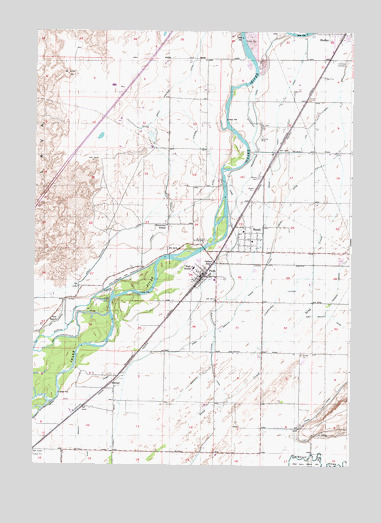 Firth, ID USGS Topographic Map