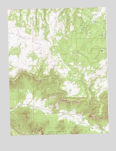 Fish Creek, CO USGS Topographic Map