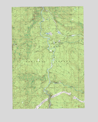 Fish Creek Mountain, OR USGS Topographic Map