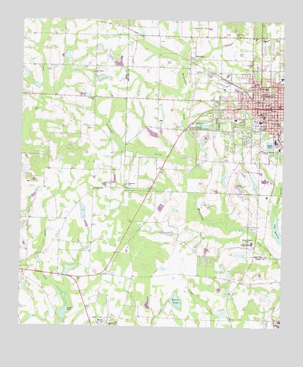 Fitzgerald West, GA Topographic Map - TopoQuest
