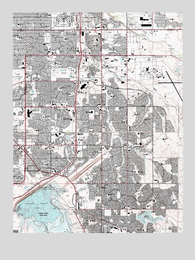 Fitzsimons, CO USGS Topographic Map