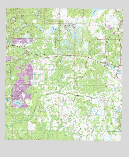 Fivay Junction, FL USGS Topographic Map