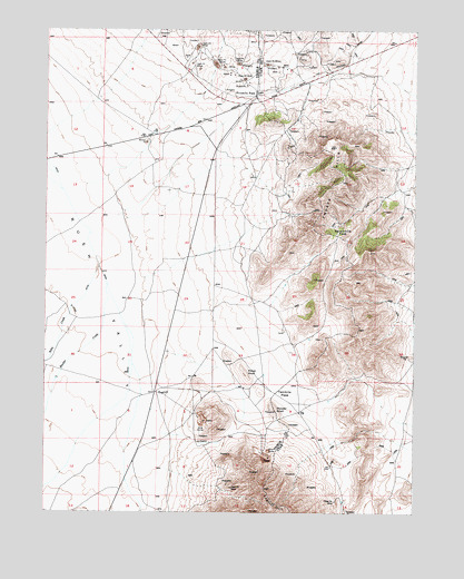 Fivemile Pass, UT USGS Topographic Map
