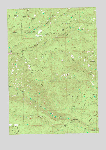 Flag Point, OR USGS Topographic Map