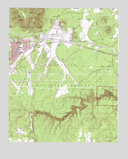 Elevation Map Of Flagstaff Az Flagstaff East, AZ Topographic Map   TopoQuest