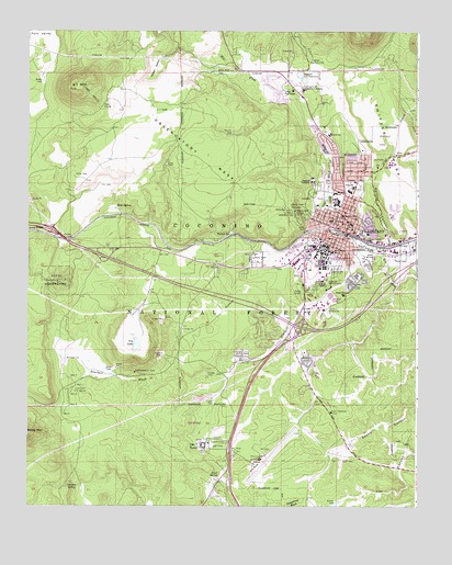 Elevation Map Of Flagstaff Az Flagstaff West, AZ Topographic Map   TopoQuest