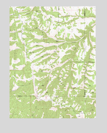 Flat Ridge, UT USGS Topographic Map