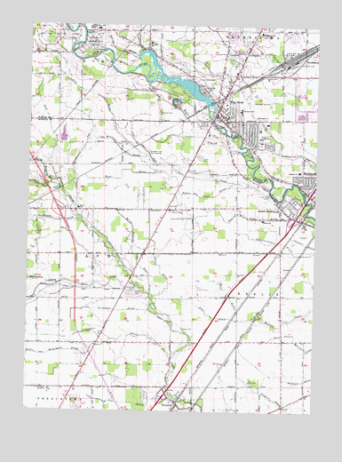 Flat Rock, MI USGS Topographic Map