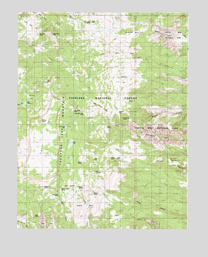 Flat Top, UT USGS Topographic Map