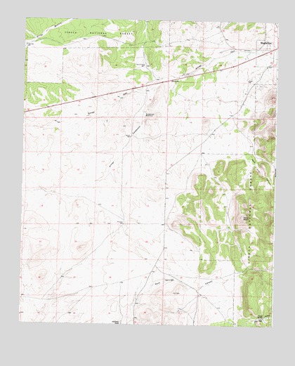 Arroyo Landavaso, NM USGS Topographic Map