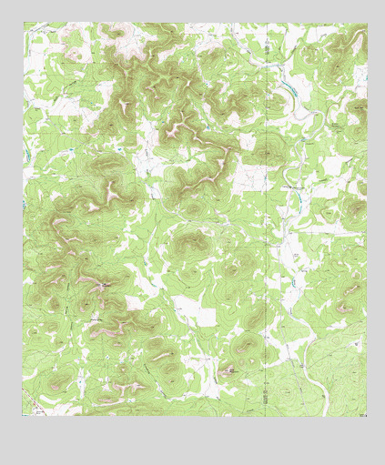 Flatrock Crossing, TX USGS Topographic Map