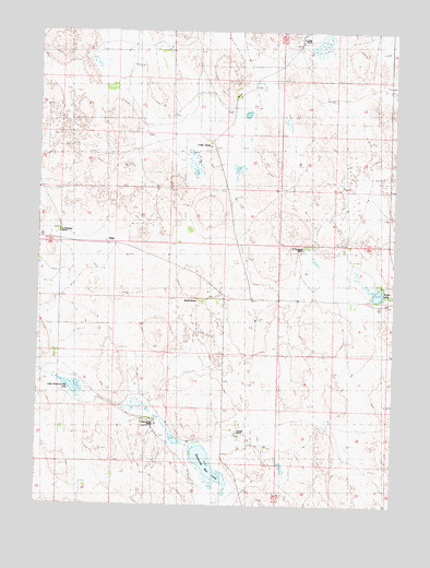 Flats, NE USGS Topographic Map