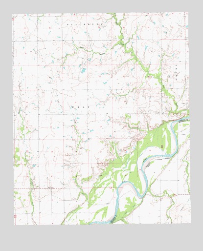 Fleetwood, OK USGS Topographic Map
