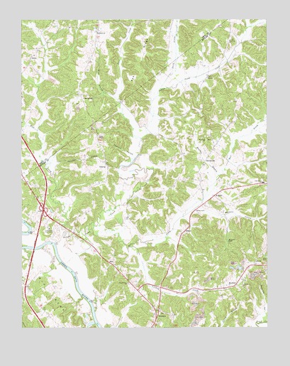 Flener, KY USGS Topographic Map