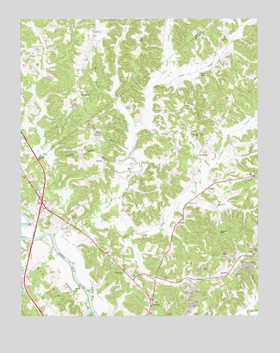 Flener, KY USGS Topographic Map
