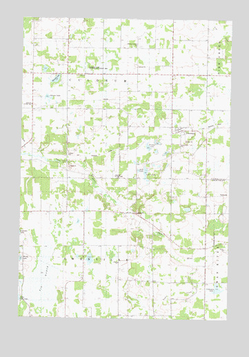 Flensburg, MN USGS Topographic Map
