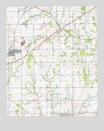 Fletcher, OK USGS Topographic Map