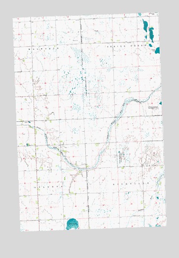 Flom SE, MN USGS Topographic Map