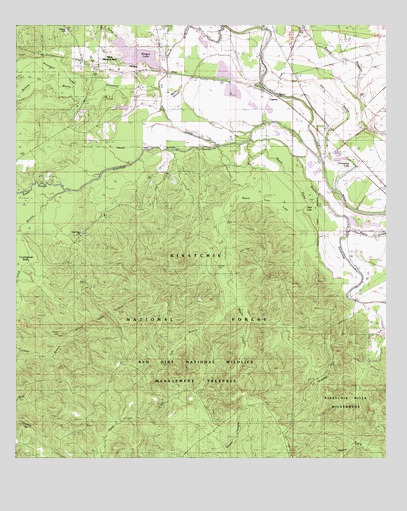 Flora, LA USGS Topographic Map