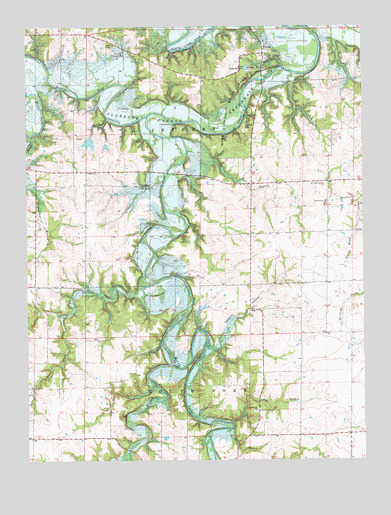 Florida, MO USGS Topographic Map