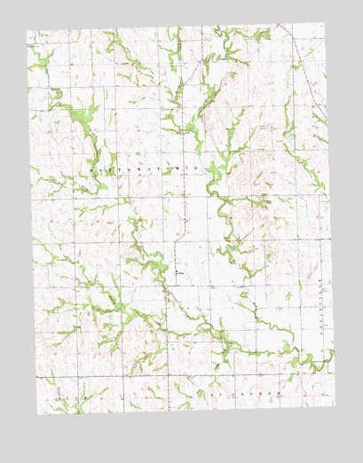 Flush, KS USGS Topographic Map